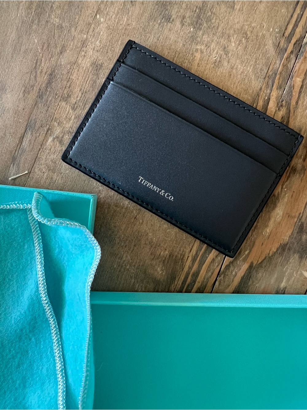 Tiffany & Co. Leather Card Wallet - Picture 5 of 6